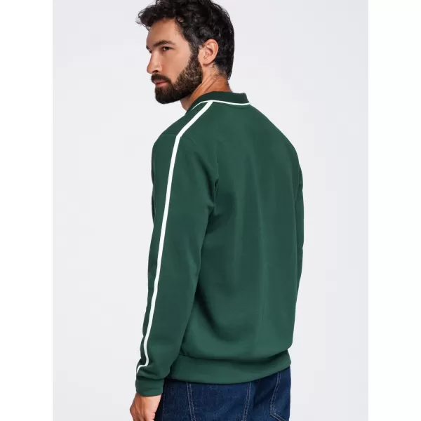  Herren-Sweatshirt OMBRE OM-SSNZ-0268 DUNKELGRÜN 