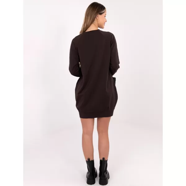  Kleid BASIC FEEL GOOD RV-TU-5184.93P DUNKELBRAUN 