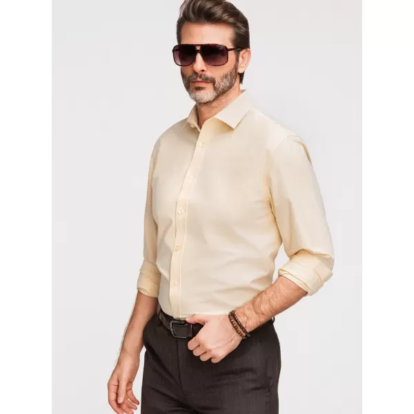 Herrenhemd OMBRE K705 HELLGELB 