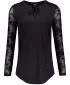 Damen-T-Shirt ALTISPORT IVOREY SCHWARZ