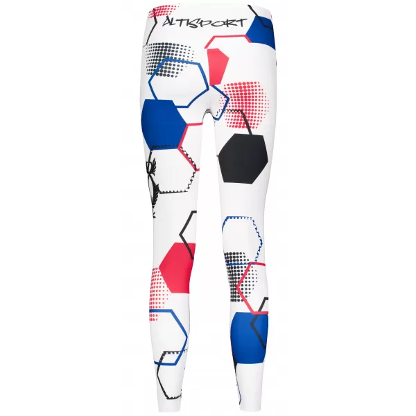  Damen Premium Long Funktionsleggings (neue Größen) ALTISPORT VOJ/ALW036LEG05 HEXA WEIß 