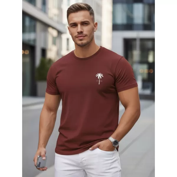  Herren-T-Shirt DSTREET NX5126R-BU BURGUND 