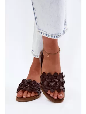 Damensandalen ZAZOO 40468 SCHOKOLADE