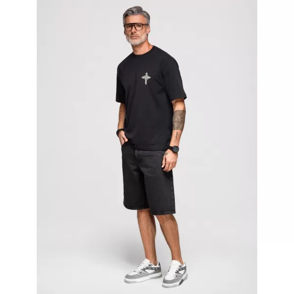  Herren-T-Shirt OMBRE OM-TSCT-0276 SCHWARZ 