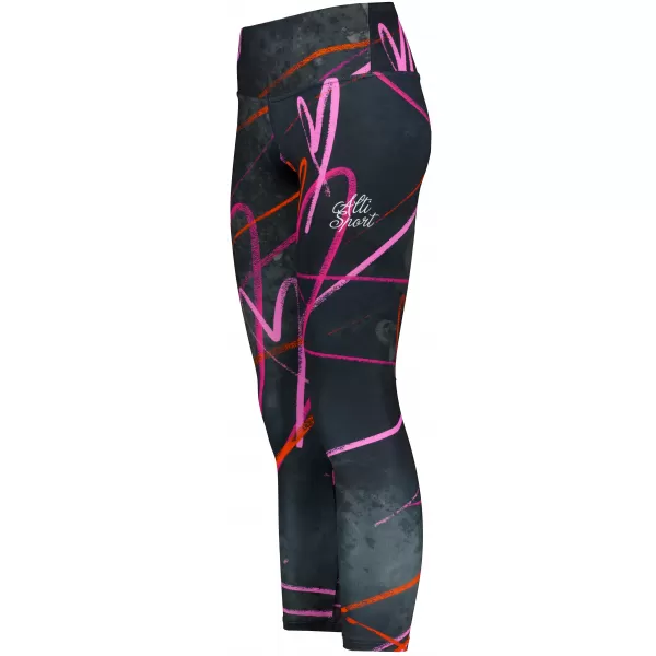  Lange Premium-Leggings für Damen (neue Größen) ALTISPORT VOJ/ALW082LEG05 SCHWARZ 