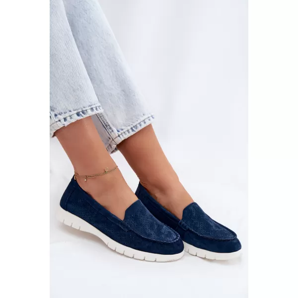  Damenmokassins VINCEZA 95360 BLAU 
