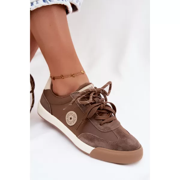  Damen-Sneaker BIG STAR SHOES UU274002 BRAUN/BEIGE 