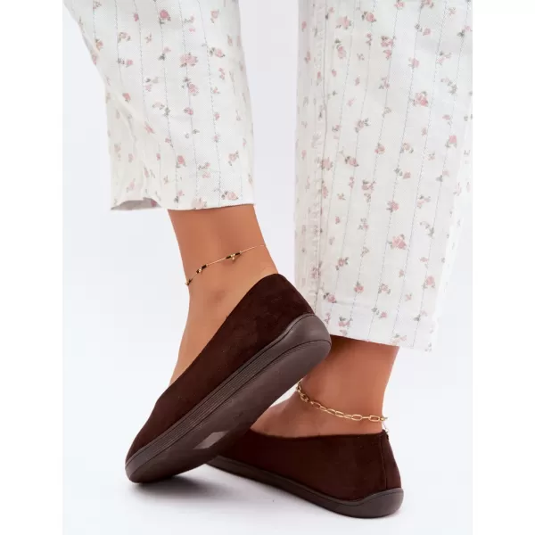  Ballerinas für Damen BOTO 9877 SCHOKOLADE 