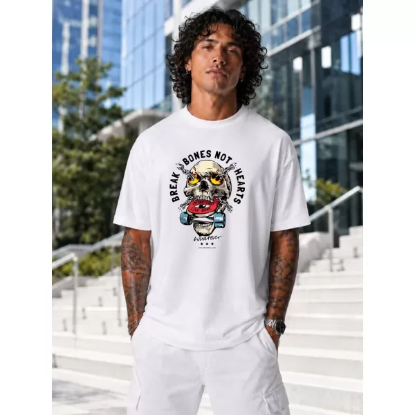  Herren-T-Shirt DSTREET NX1014R-WH-O WEIß 