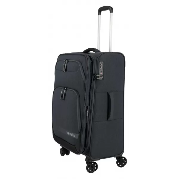  Koffer TRAVELITE Kick Off 4w M exp ANTHRAZIT 