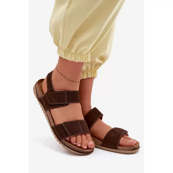  Damensandalen INBLU AA000070 BRAUN 