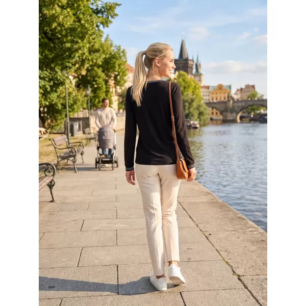  Damen-T-Shirt KIXMI ADINA SCHWARZ 