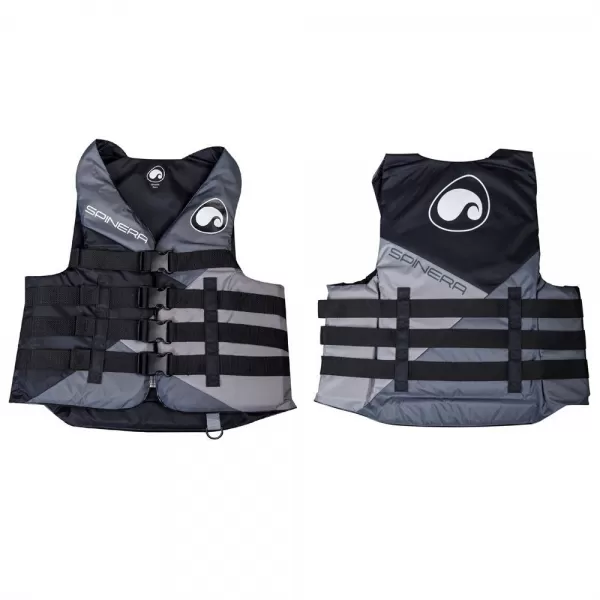  Schwimmweste SPINERA Deluxe Nylon 50N GRAU 