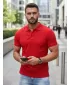 Herren-T-Shirt mit Kragen DSTREET PX0515 ROT