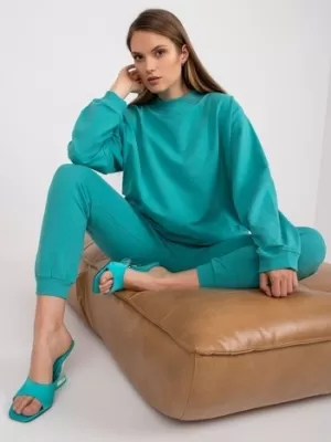 Damen-Sweatshirt BASIC FEEL GOOD AP-BL-A-R001 TÜRKIS