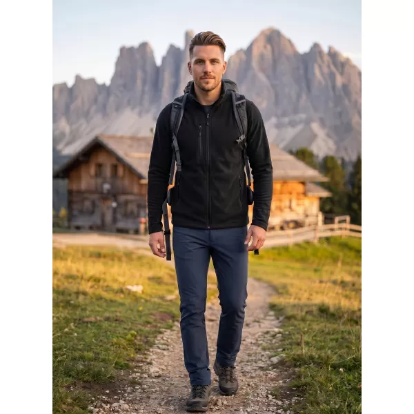  Herren-Sweatshirt aus Microfleece MALFINI FACTOR 852 SCHWARZ 