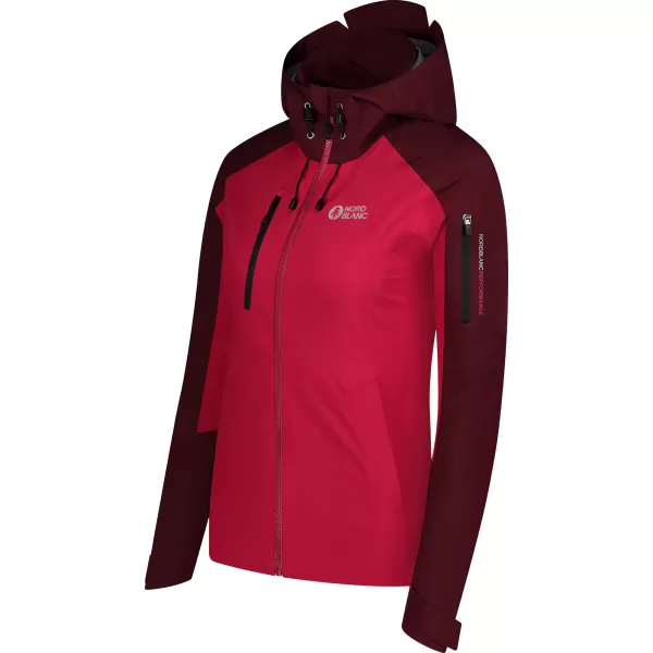  Wasserdichte Damenjacke NORDBLANC HEYDAY NBSJL8316 ROT 