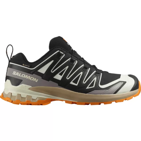  Herrenschuhe SALOMON XA PRO 3D V9 GORE-TEX L47881900 SCHWARZ/VANILLEEIS/KURKUMA 