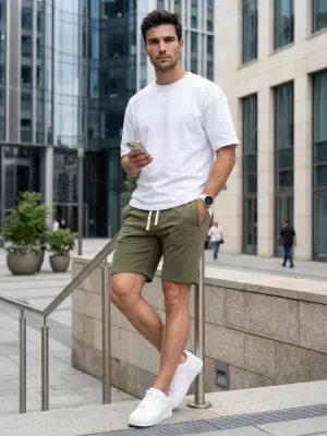 Herrenshorts DSTREET SX2627 KHAKI
