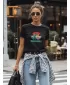 Damen-T-Shirt DSTREET NX5027RY SCHWARZ