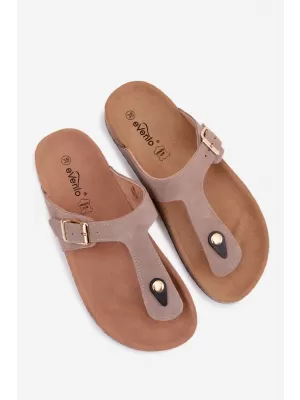 Damen-Flip-Flops BOTO 26SD21-101 BEIGE