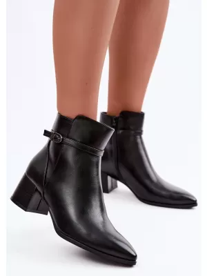 Dame-Stiefeletten SERGIO LEONE BT-33 SCHWARZ