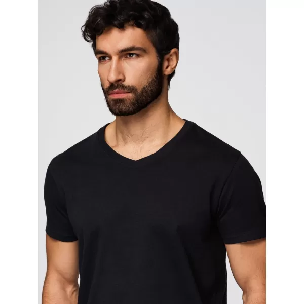  Herren-T-Shirt OMBRE OM-TSBS-0281 SCHWARZ 