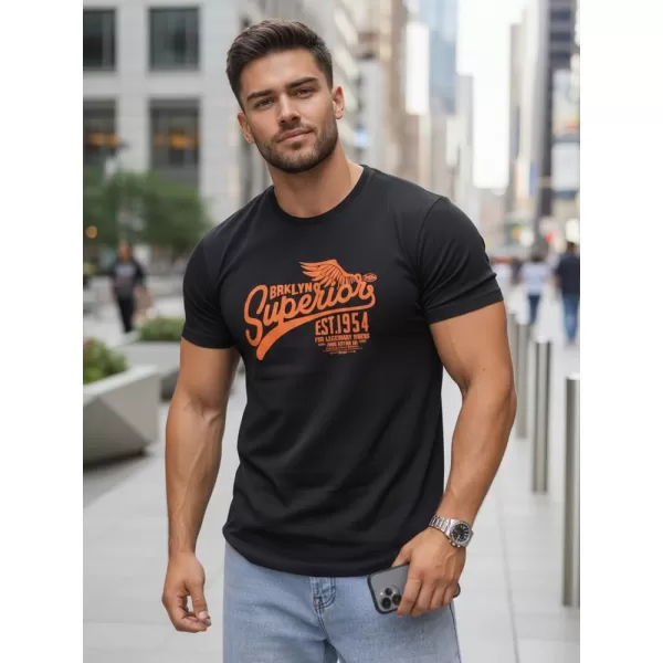  Herren-T-Shirt DSTREET RX5366 SCHWARZ 