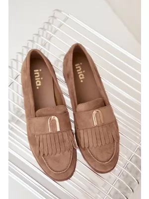 Damenmokassins BOTO 3742 KHAKI