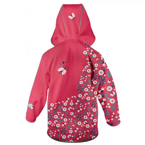  Isolierte Softshelljacke für Kinder WAMU BERUŠKY ROT 