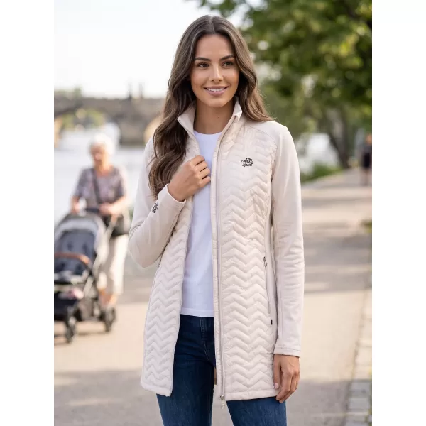  Hybridmantel für Damen ALTISPORT IRYSA HELLBEIGE 
