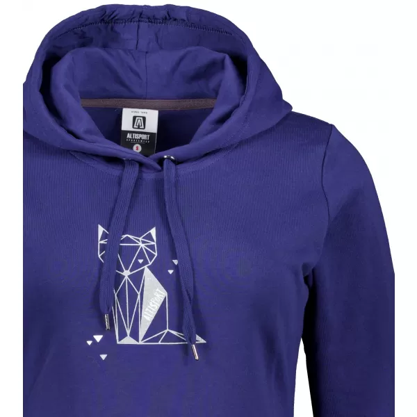  Erweitertes Damen-Sweatshirt ALTISPORT ALW091419 MITTERNACHTSBLAU 