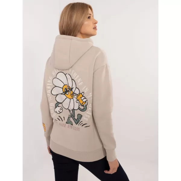  Damen-Sweatshirt SUBLEVEL D10600T02420K BEIGE 