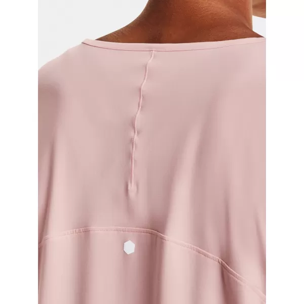  Damen-T-Shirt UNDER ARMOUR UA RUSH ENERGY CORE SS 1365683-685 ROSA 