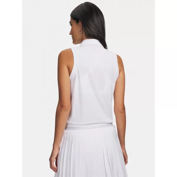  Damen-Tanktop UNDER ARMOUR UA ARMOURDRY SL POLO 6009804-100 WEIß 