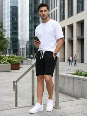 Herrenshorts DSTREET SX2625 SCHWARZ