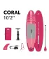Paddle-Board AQUA MARINA CORAL 10'2'' HIMBEERE