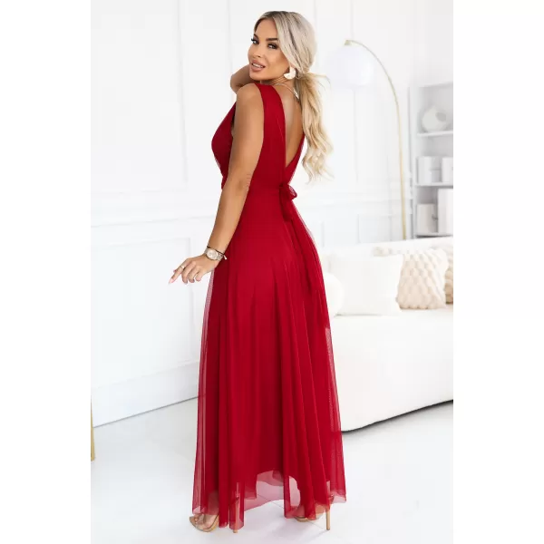  Kleid NUMOCO 687-2 HELLES BURGUNDERROT 