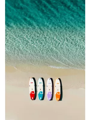 Paddle-Board SKIFFO RIVAGE LAVA ROT/WEIß