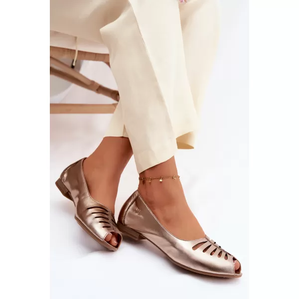  Ballerinas für Damen MACIEJKA P7541-32/00-1 GOLD 