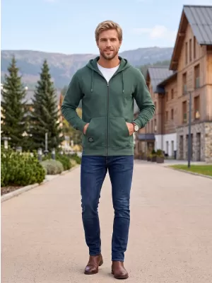 Herren-Sweatshirt ALTISPORT NP/ALMST45001 FLASCHENGRÜN