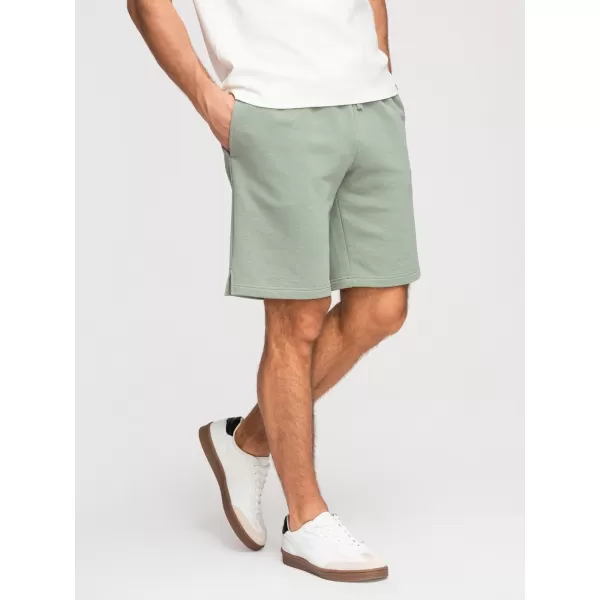  Herren-Shorts OMBRE Z125 BEIGE/HELLGRÜN 