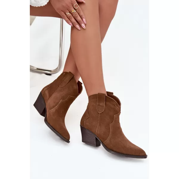  Cowboystiefel für Damen BOTO NC1338/6338 KAMEL 