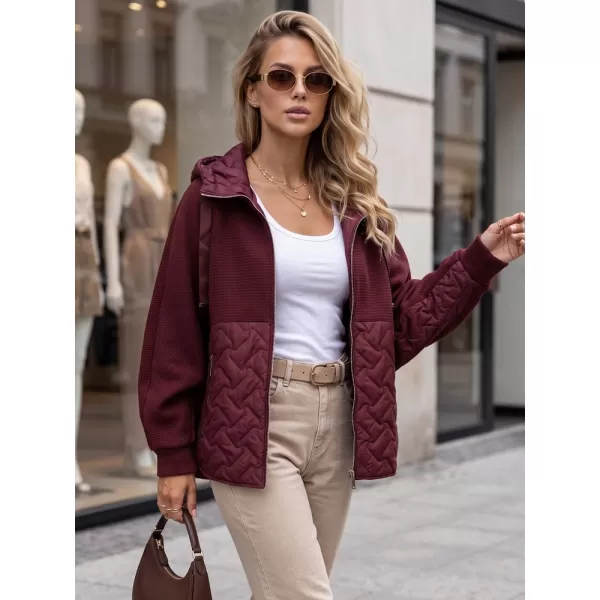  Damenjacke DSTREET TY5916 BURGUND 