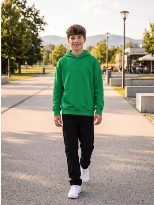 Kinder-Sweatshirt MALFINI CHILL 423 MITTELGRÜN