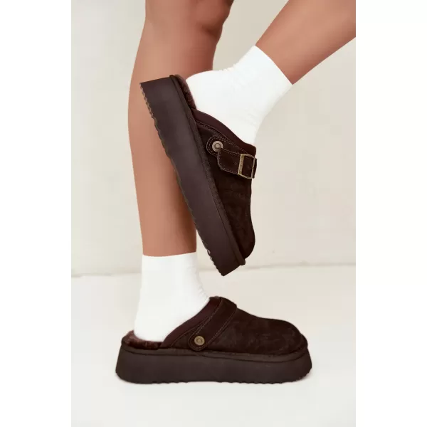  Damenhausschuhe BIG STAR SHOES UU274697 BRAUN/BEIGE 