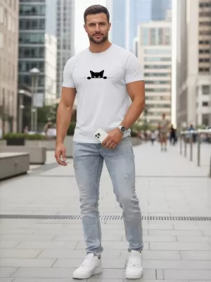 Herren-T-Shirt DSTREET NX5102R-WH WEIß