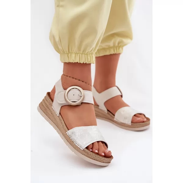  Damensandalen INBLU RV000013 BEIGE 