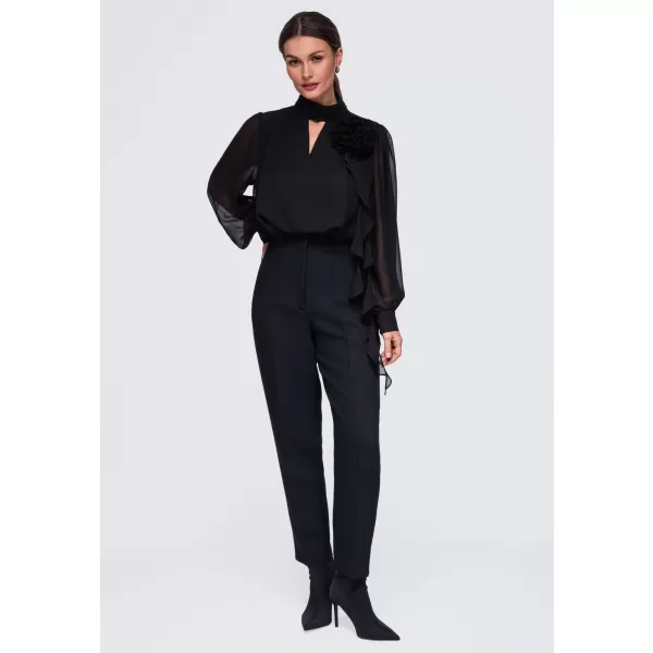  Damenbluse OMBRE OW-TS-E0085 SCHWARZ 