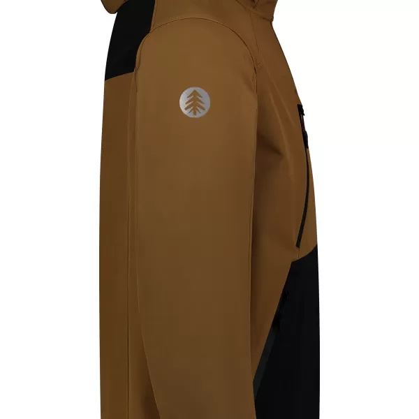  Wasserdichte Herrenjacke NORDBLANC OVERLOOK NBSSM8315 BRAUN 